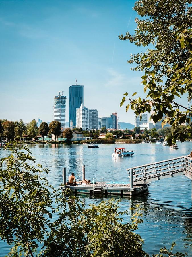 Vienna Green - Modern New Apartment, Old Danube Eksteriør bilde